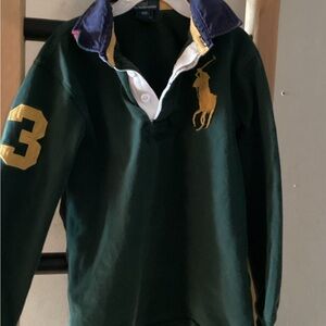 Polo by Ralph Lauren Dark Green Rugby Sweater